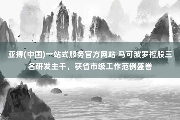 亚搏(中国)一站式服务官方网站 马可波罗控股三名研发主干,获省市级工作范例盛誉